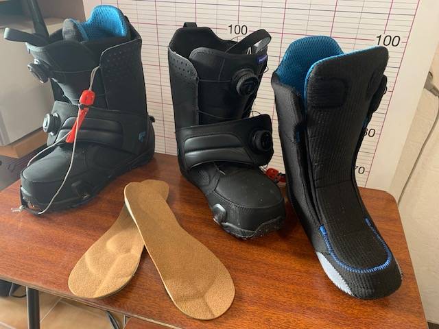 Semelles orthopédiques sur mesure pour le snowboard fabriquées à Allauch proche de Marseille (13011 13012 13013)
