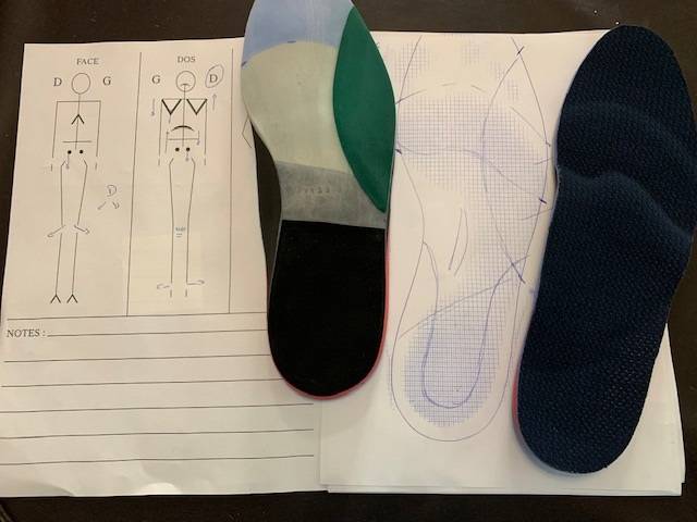 Fabriquer des orthèses plantaires spéciales sport pour crampons de foot sur mesure à Allauch